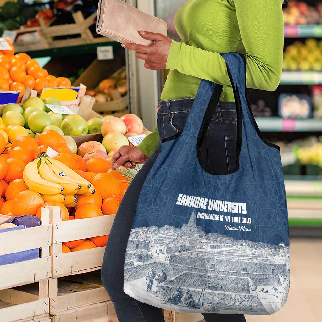 Mansa Musa Sankore University Grocery Bag Knowledge is the True Gold - African Scholarly Legacy - African Pride