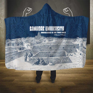 Mansa Musa Sankore University Hooded Blanket Knowledge is the True Gold - African Scholarly Legacy - African Pride