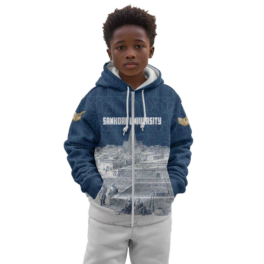Mansa Musa Sankore University Kid Hoodie Knowledge is the True Gold - African Scholarly Legacy - African Pride