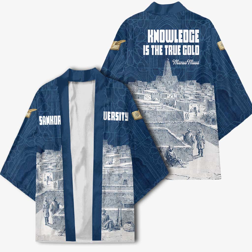 Mansa Musa Sankore University Kimono Knowledge is the True Gold - African Scholarly Legacy - African Pride