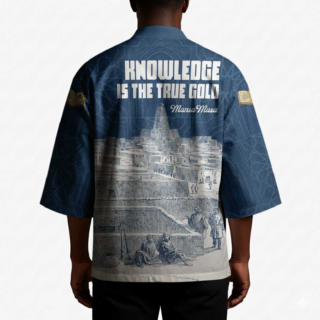 Mansa Musa Sankore University Kimono Knowledge is the True Gold - African Scholarly Legacy - African Pride