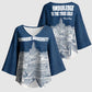 Mansa Musa Sankore University Kimono Sleeve Blouse Knowledge is the True Gold - African Scholarly Legacy - African Pride