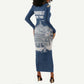 Mansa Musa Sankore University Long Sleeve Bodycon Dress Knowledge is the True Gold - African Scholarly Legacy - African Pride