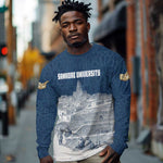 Mansa Musa Sankore University Long Sleeve Shirt Knowledge is the True Gold - African Scholarly Legacy - African Pride