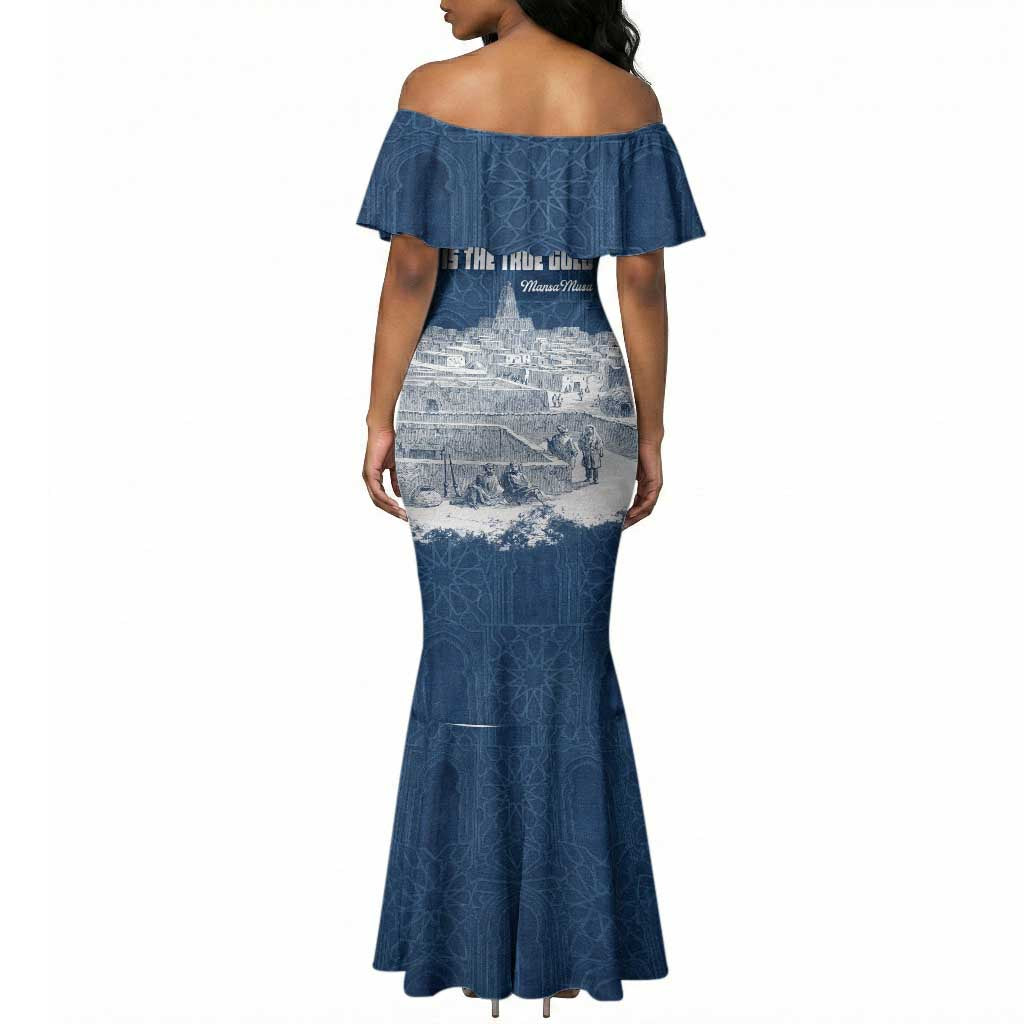 Mansa Musa Sankore University Mermaid Dress Knowledge is the True Gold - African Scholarly Legacy - African Pride