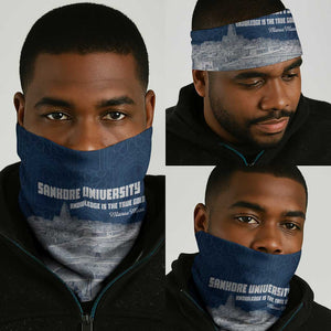 Mansa Musa Sankore University Neck Gaiter Knowledge is the True Gold - African Scholarly Legacy - African Pride