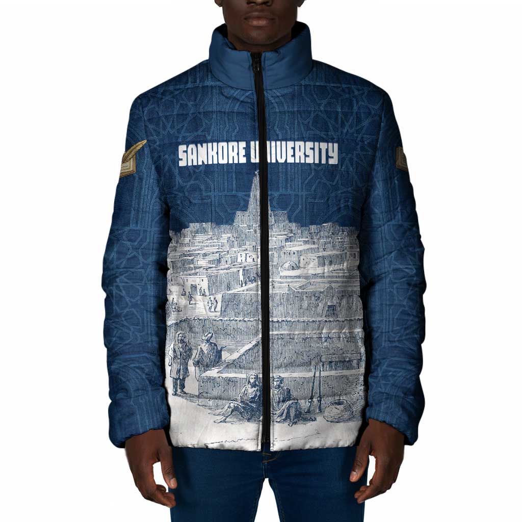 Mansa Musa Sankore University Padded Jacket Knowledge is the True Gold - African Scholarly Legacy - African Pride
