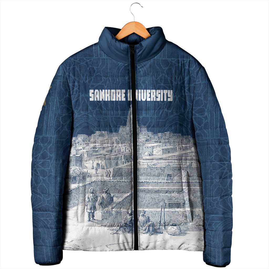 Mansa Musa Sankore University Padded Jacket Knowledge is the True Gold - African Scholarly Legacy - African Pride