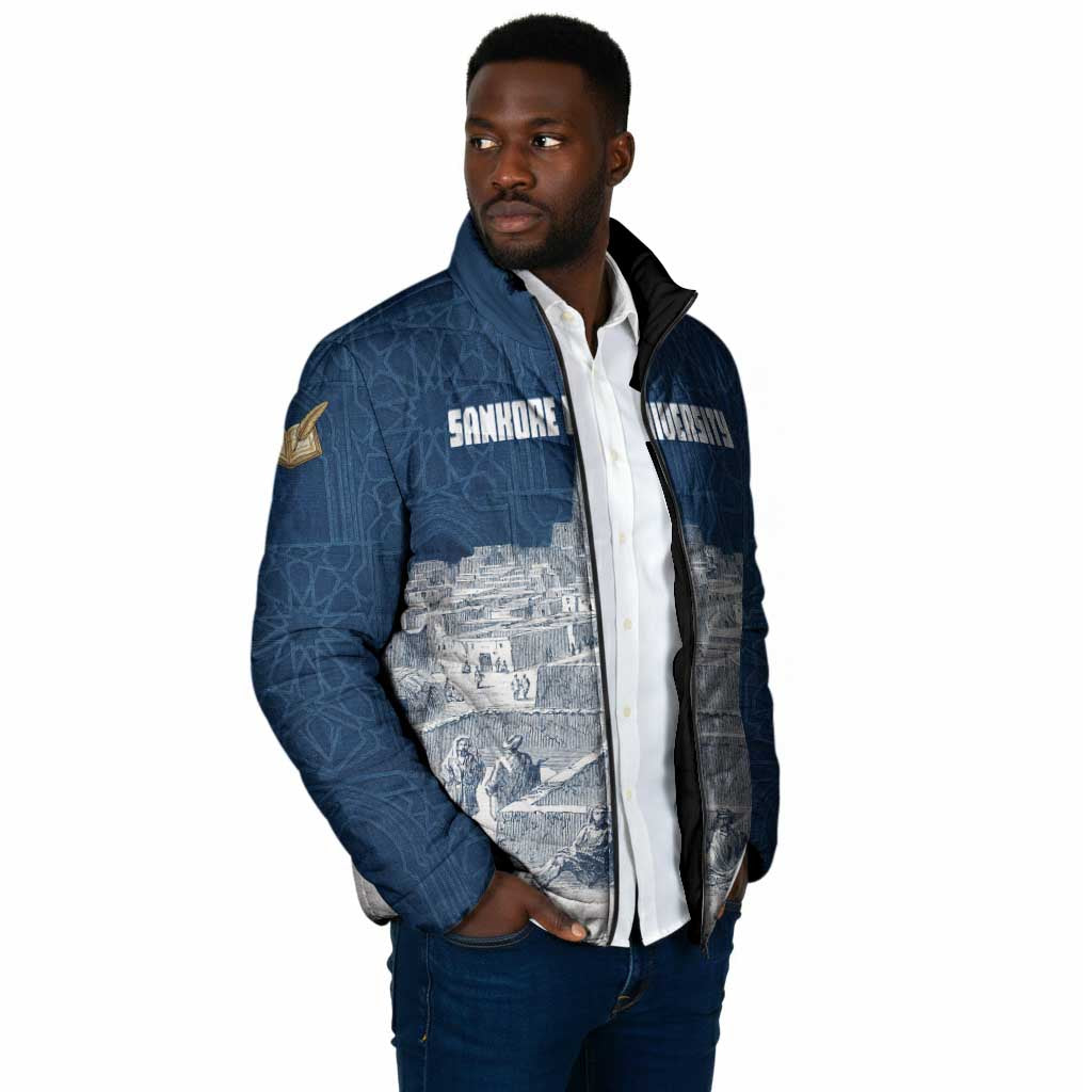 Mansa Musa Sankore University Padded Jacket Knowledge is the True Gold - African Scholarly Legacy - African Pride