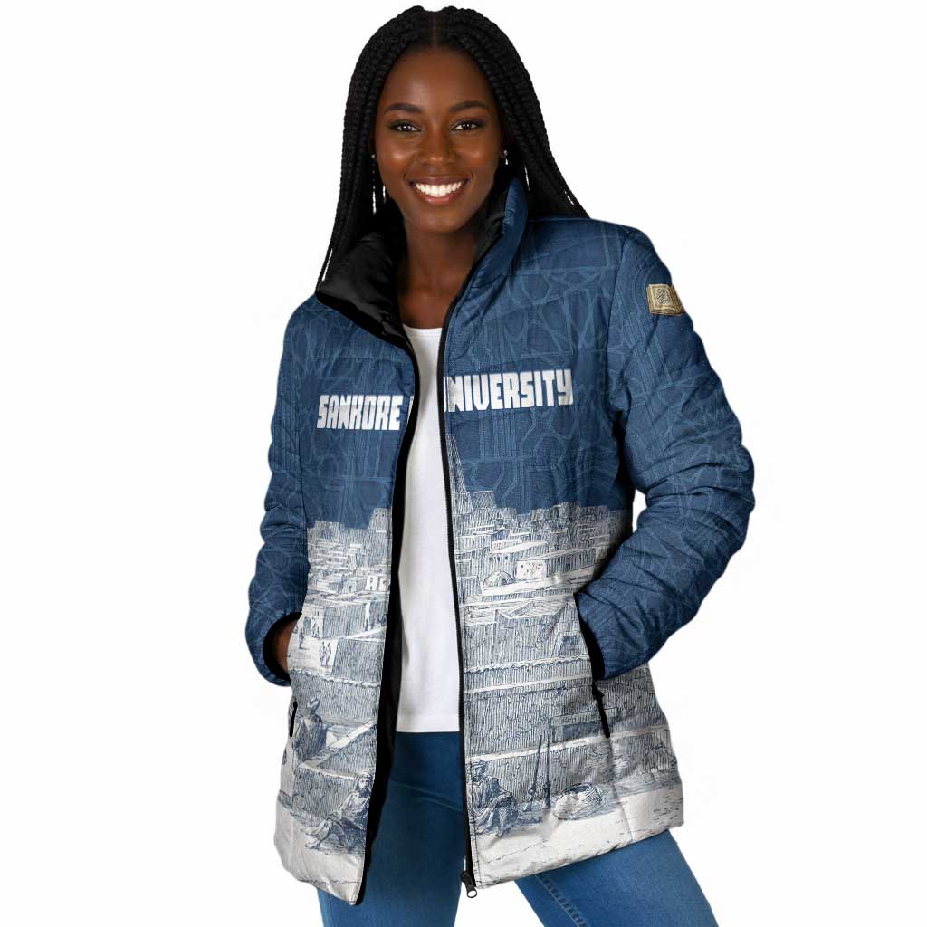 Mansa Musa Sankore University Padded Jacket Knowledge is the True Gold - African Scholarly Legacy - African Pride