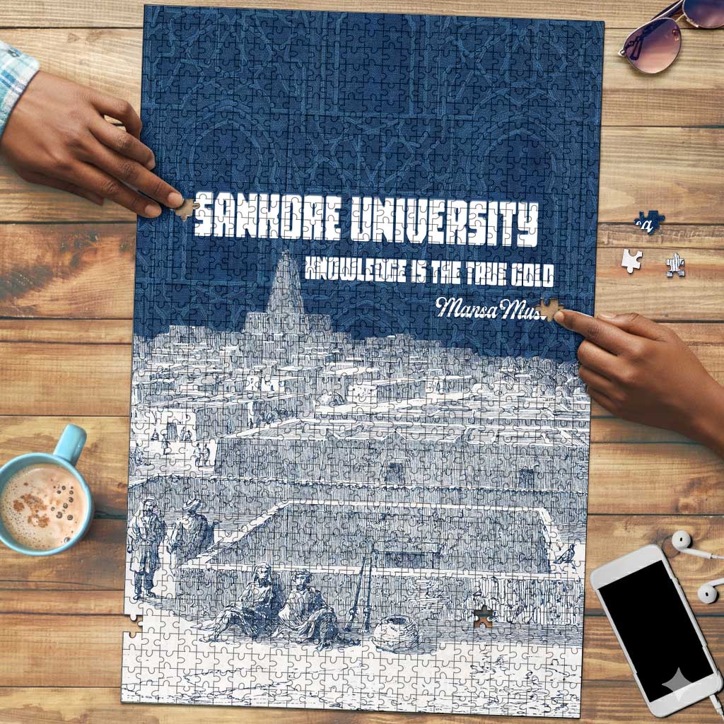 Mansa Musa Sankore University Puzzle Knowledge is the True Gold - African Scholarly Legacy - African Pride