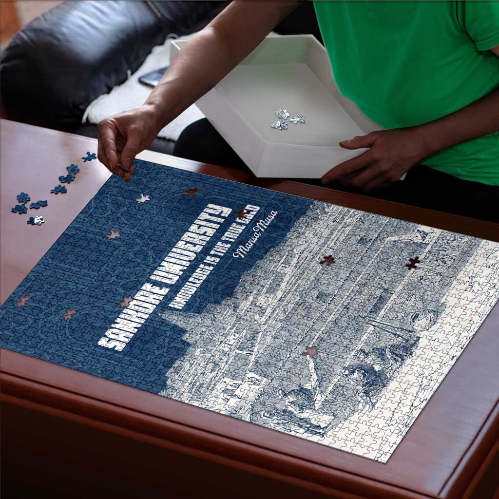Mansa Musa Sankore University Puzzle Knowledge is the True Gold - African Scholarly Legacy - African Pride
