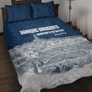 Mansa Musa Sankore University Quilt Bed Set Knowledge is the True Gold - African Scholarly Legacy - African Pride