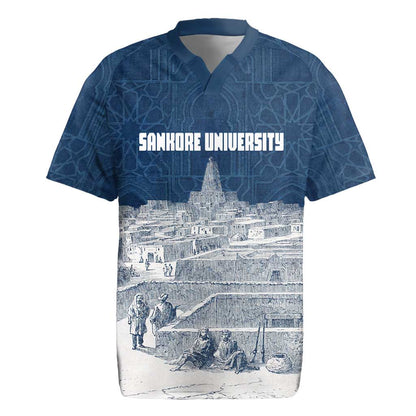 Mansa Musa Sankore University Rugby Jersey Knowledge is the True Gold - African Scholarly Legacy - African Pride