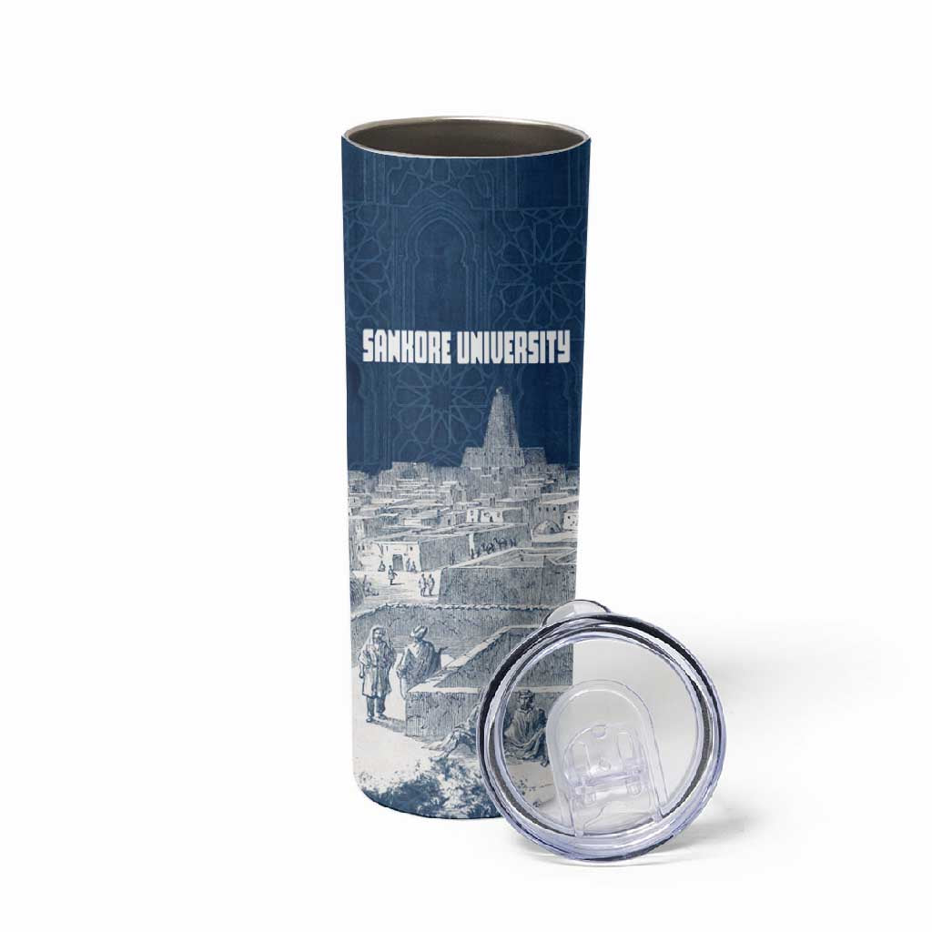 Mansa Musa Sankore University Skinny Tumbler Knowledge is the True Gold - African Scholarly Legacy - African Pride