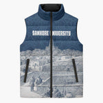 Mansa Musa Sankore University Sleeveless Puffer Jacket Knowledge is the True Gold - African Scholarly Legacy - African Pride