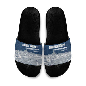 Mansa Musa Sankore University Slide Sandals Knowledge is the True Gold - African Scholarly Legacy - African Pride