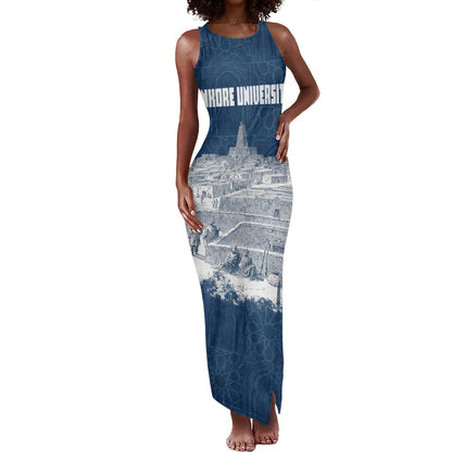 Mansa Musa Sankore University Tank Maxi Dress Knowledge is the True Gold - African Scholarly Legacy - African Pride
