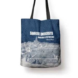 Mansa Musa Sankore University Tote Bag Knowledge is the True Gold - African Scholarly Legacy - African Pride