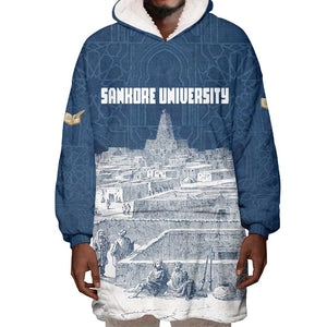 Mansa Musa Sankore University Wearable Blanket Hoodie Knowledge is the True Gold - African Scholarly Legacy - African Pride