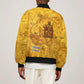 Mansa Musa Bomber Jacket Golden Legacy Theme Ancient Map Regal Portrait of Mali Emperor Timbuktu - African Pride