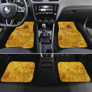 Mansa Musa Car Mats Golden Legacy Theme Ancient Map Regal Portrait of Mali Emperor Timbuktu - African Pride