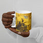 Mansa Musa Ceramic Mug Golden Legacy Theme Ancient Map Regal Portrait of Mali Emperor Timbuktu - African Pride