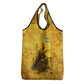 Mansa Musa Grocery Bag Golden Legacy Theme Ancient Map Regal Portrait of Mali Emperor Timbuktu - African Pride