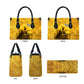 Mansa Musa Leather Bag Golden Legacy Theme Ancient Map Regal Portrait of Mali Emperor Timbuktu - African Pride