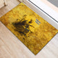Mansa Musa Rubber Doormat Golden Legacy Theme Ancient Map Regal Portrait of Mali Emperor Timbuktu - African Pride