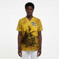 Mansa Musa Scrub Top Golden Legacy Theme Ancient Map Regal Portrait of Mali Emperor Timbuktu - African Pride