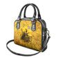 Mansa Musa Shoulder Handbag Golden Legacy Theme Ancient Map Regal Portrait of Mali Emperor Timbuktu - African Pride