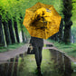 Mansa Musa Umbrella Golden Legacy Theme Ancient Map Regal Portrait of Mali Emperor Timbuktu - African Pride