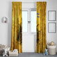 Mansa Musa Window Curtain Golden Legacy Theme Ancient Map Regal Portrait of Mali Emperor Timbuktu - African Pride