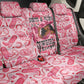 Black Cowgirl Back Car Seat Cover Boots And Bling - Pink Leopard Western Diva Melanin
