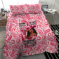 Black Cowgirl Bedding Set Boots And Bling - Pink Leopard Western Diva Melanin
