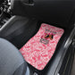 Black Cowgirl Car Mats Boots And Bling - Pink Leopard Western Diva Melanin