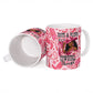 Black Cowgirl Ceramic Mug Boots And Bling - Pink Leopard Western Diva Melanin