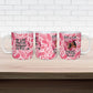 Black Cowgirl Ceramic Mug Boots And Bling - Pink Leopard Western Diva Melanin