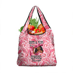 Black Cowgirl Grocery Bag Boots And Bling - Pink Leopard Western Diva Melanin