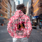 Black Cowgirl Hoodie Boots And Bling - Pink Leopard Western Diva Melanin