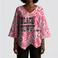 Black Cowgirl Kimono Sleeve Blouse Boots And Bling - Pink Leopard Western Diva Melanin