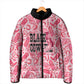 Black Cowgirl Padded Jacket Boots And Bling - Pink Leopard Western Diva Melanin
