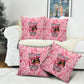 Black Cowgirl Pillow Cover Boots And Bling - Pink Leopard Western Diva Melanin