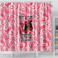 Black Cowgirl Shower Curtain Boots And Bling - Pink Leopard Western Diva Melanin