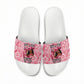 Black Cowgirl Slide Sandals Boots And Bling - Pink Leopard Western Diva Melanin
