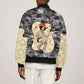 Black Cowgirl Lasso Horseshoe Bomber Jacket Vintage Retro Leopard Animal