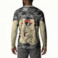 Black Cowgirl Lasso Horseshoe Button Sweatshirt Vintage Retro Leopard Animal