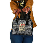 Black Cowgirl Lasso Horseshoe Shoulder Handbag Vintage Retro Leopard Animal