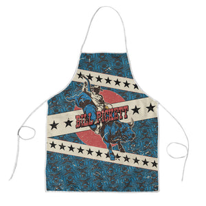 Bill Pickett Black Cowboy Apron Western American Heritage - Grunge Stars And Stripes